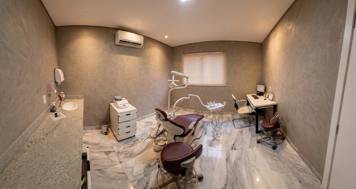 Sala de tratamento com equipamentos de última geração